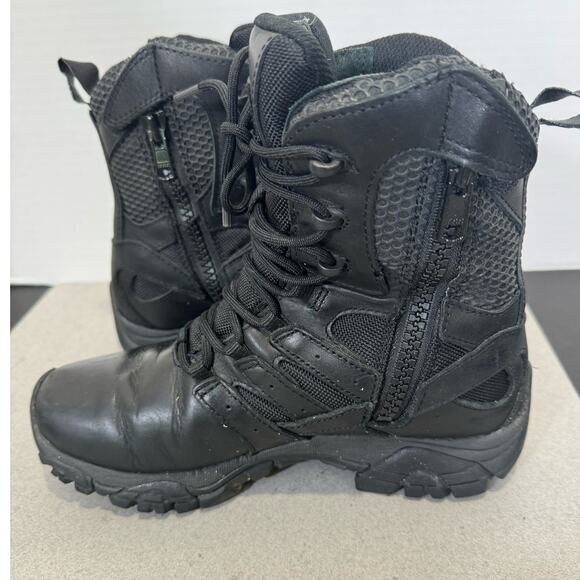 Merrell Moab 2 8" Response Waterpoof Black 6.5M Tactical Work Boots J45366 Goth - Picture 8 of 12